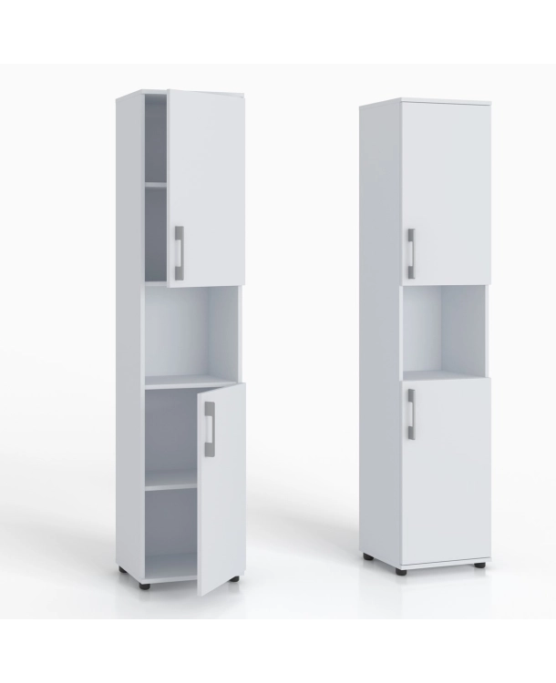 Regał biurowy G 30 2D Biały